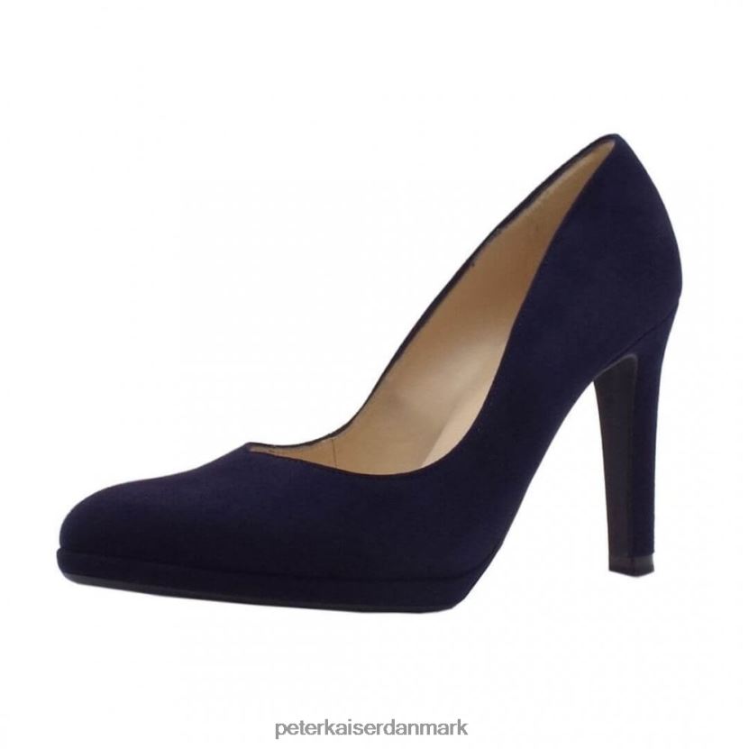 Peter Kaiser Kvinder herdi stilet banesko TJ2Z125 fodtøj marineblå ruskind