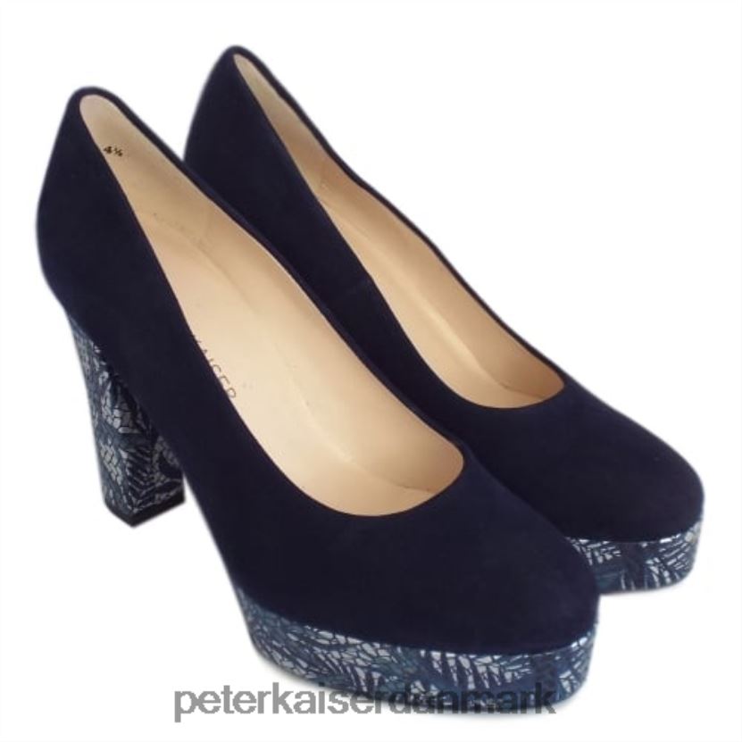 Peter Kaiser Kvinder irmgard trendy banesko med blokhæl TJ2Z184 fodtøj notte ruskind
