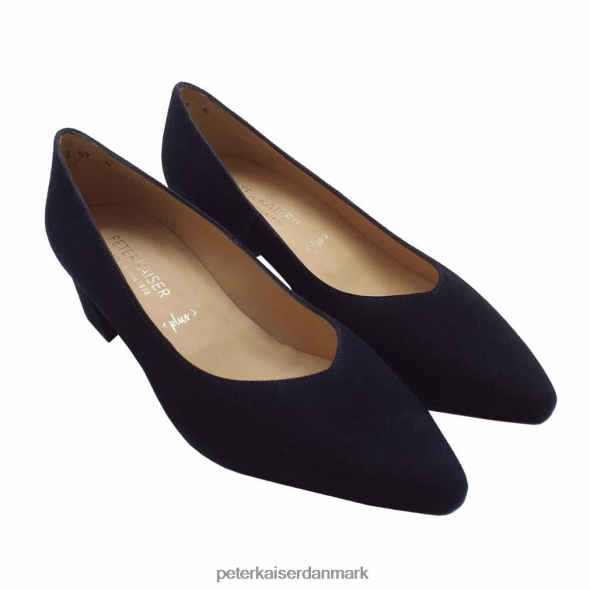 Peter Kaiser Kvinder selmi stilfulde banesko TJ2Z134 fodtøj marineblå ruskind
