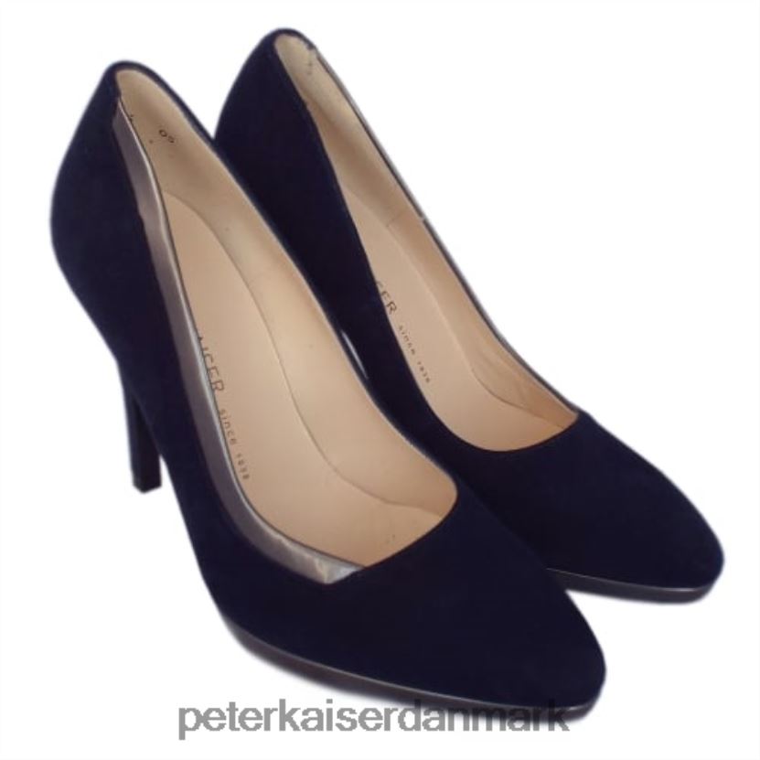 Peter Kaiser Kvinder hetlin dressy højhælede banesko TJ2Z189 fodtøj marineblå ruskind