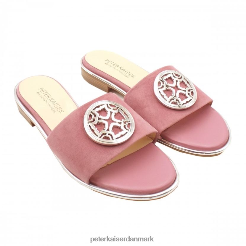 Peter Kaiser Kvinder riva lavhælede sko med åben tå TJ2Z101 fodtøj cassis ruskind