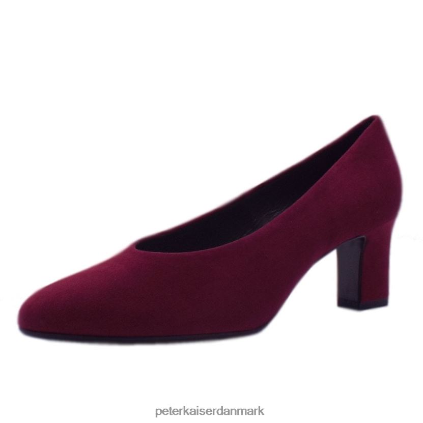 Peter Kaiser Kvinder mahirella klassiske banesko med mellemhæl TJ2Z10 fodtøj syltetøj ruskind