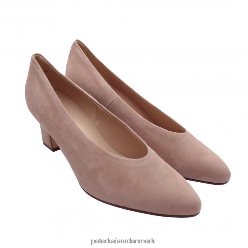 Peter Kaiser Kvinder mahirella klassiske banesko med mellemhæl TJ2Z9 fodtøj lilla ruskind