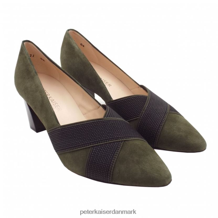 Peter Kaiser Kvinder mea mid hæl domstol sko TJ2Z111 fodtøj fyrretræ ruskind