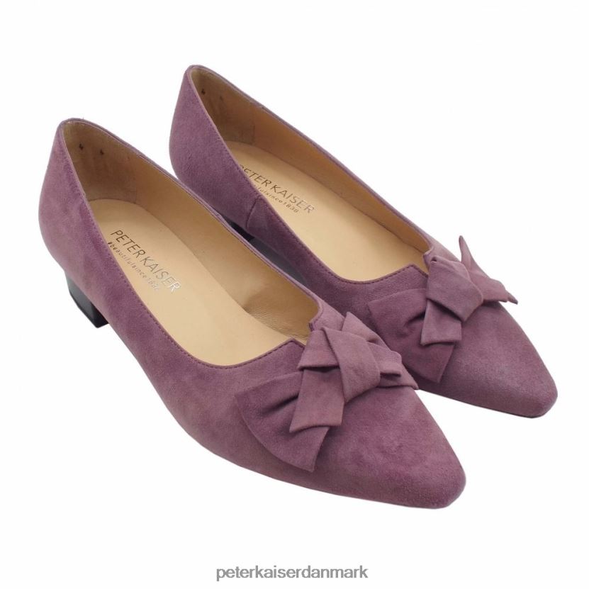 Peter Kaiser Kvinder erina lav hæl pumpe TJ2Z47 fodtøj woodrose ruskind