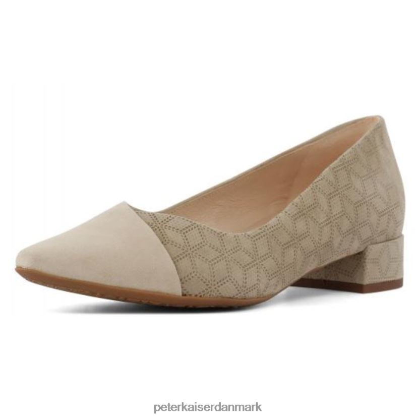 Peter Kaiser Kvinder pia pumpe TJ2Z139 fodtøj sand ruskind