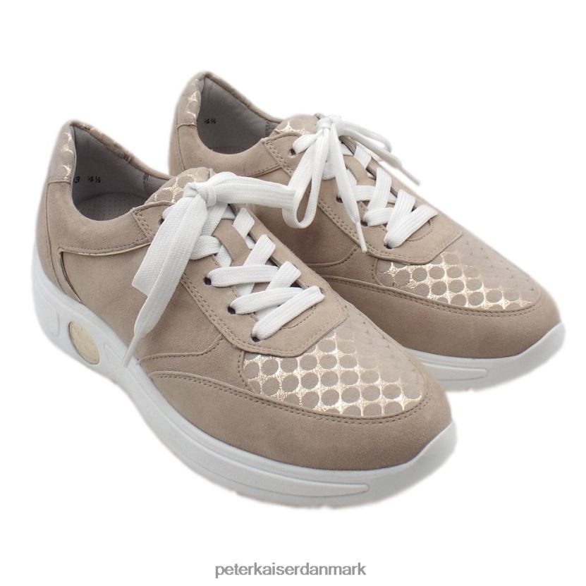 Peter Kaiser Kvinder viana sneakers TJ2Z146 fodtøj sand ruskind