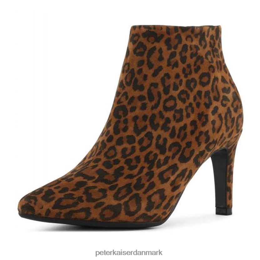 Peter Kaiser Kvinder uma stilfuld ankelstøvle TJ2Z209 fodtøj leopard