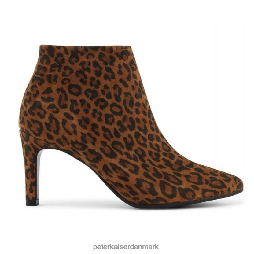 Peter Kaiser Kvinder uma stilfuld ankelstøvle TJ2Z209 fodtøj leopard