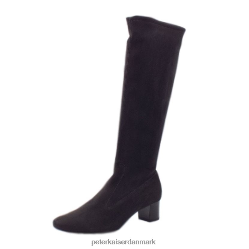 Peter Kaiser Kvinder ofela pull on stretch støvler TJ2Z211 fodtøj carbon ruskind