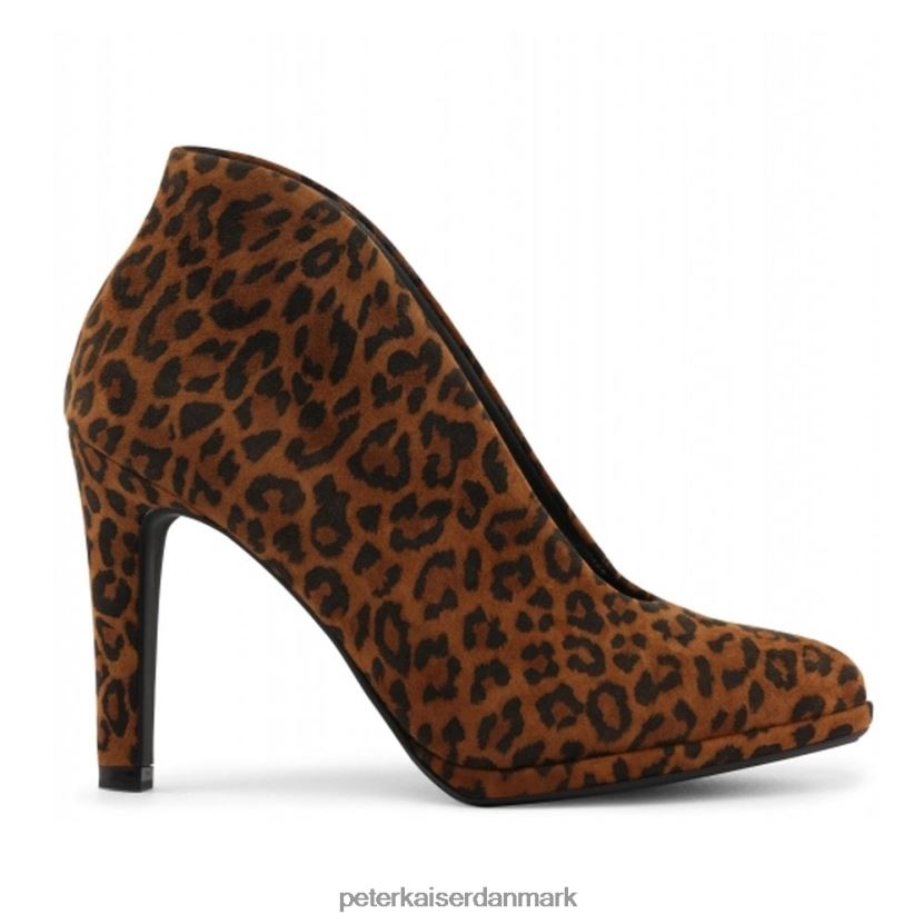 Peter Kaiser Kvinder haley sko støvle TJ2Z205 fodtøj leopard ruskind