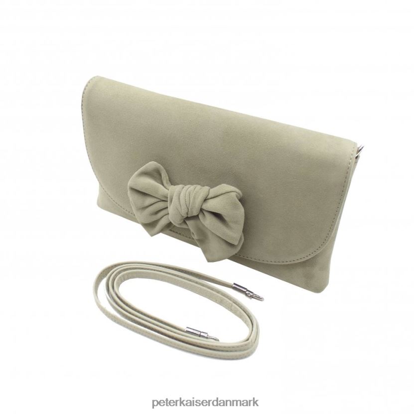 Peter Kaiser Kvinder kerspi stilfuld buet clutch taske TJ2Z245 tilbehør yucca ruskind