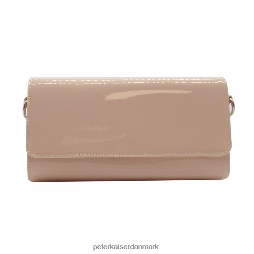 Peter Kaiser Kvinder lanelle læder clutch taske TJ2Z252 tilbehør nøgen patent