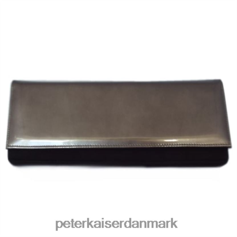Peter Kaiser Kvinder winifred aften clutch taske TJ2Z232 tilbehør sort ruskind fumo jern læder