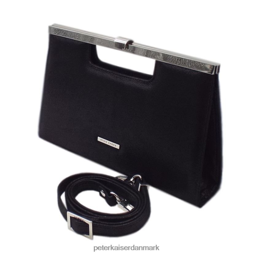 Peter Kaiser Kvinder wye classic occasion clutch taske i ruskind TJ2Z269 tilbehør sort luz