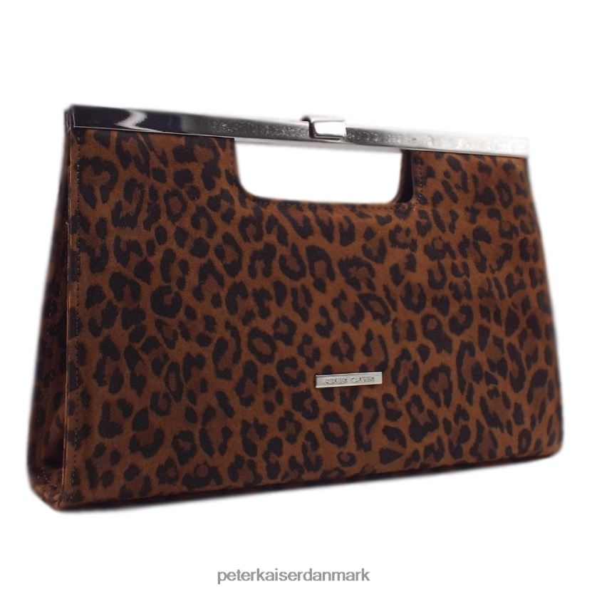 Peter Kaiser Kvinder wye klassisk aften clutch taske TJ2Z273 tilbehør leopard